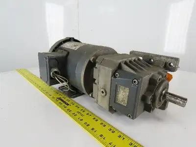 Grove Gear P7172011.B1 Inline Gear Motor 1/3Hp 460V 3ph 15.3: Ratio 3/4" Shaft