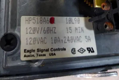Eagle Signal HP518A601 15min Timer 120VAC 60HZ 10A Loc4E37