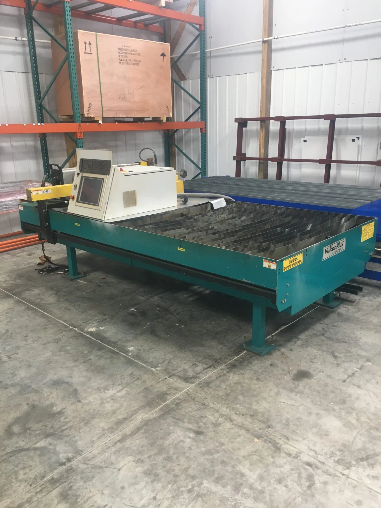 Used Lockformer Vulcan Plus Plasma Table 5’x10’