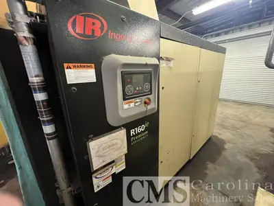 USED QUINCY AND INGERSOLL RAND AIR COMPRESSOR ROOM WITH DRYERS