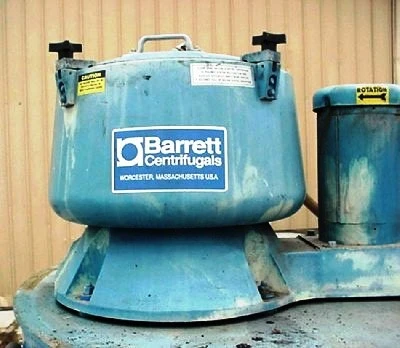 Barrett Centech 2500 system with 236 Clarifuge, SS.