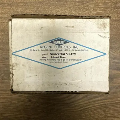 New | in-Stock REGENT 22-120 D0.5S Industrial Controls Ohio US | Surplus Asset Holdings #1243817