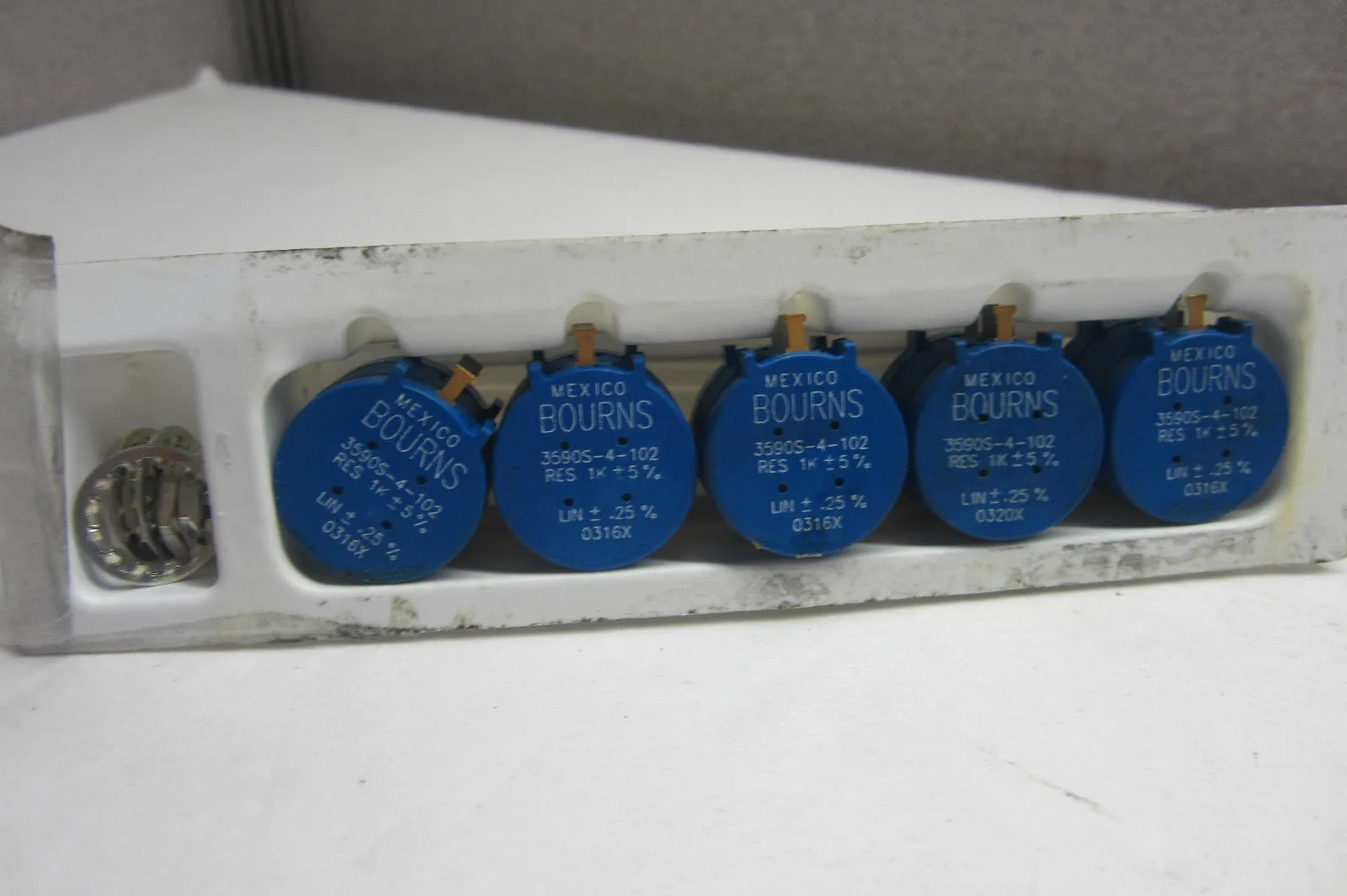 5 NEW BOURNS PRECISION 3590S-4-102 POTENTIOMETER 3590S4102