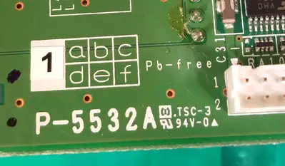 Ishida P-5532A PC Board Assembly Loc3D32