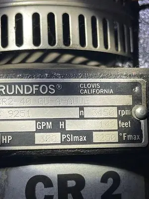 NEW GRUNDFOS MODEL 9251