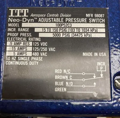 USED ITT 100P52C3