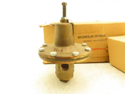 Masoneilan 227 Bronze Regulator Pressure Reducing Valve 150 PSI Max 1/2" NPT