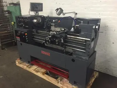 Clark 14″ x 40″ Geared Head Toolroom Lathe – Inch/Metric – NEW! W/DRO, TOOLING