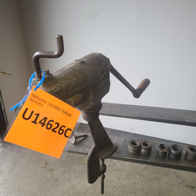 U14626C Used Niagara No. 164 deep throat rotary machine