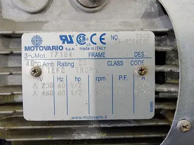 USED MOTOVARIO NMRV 063