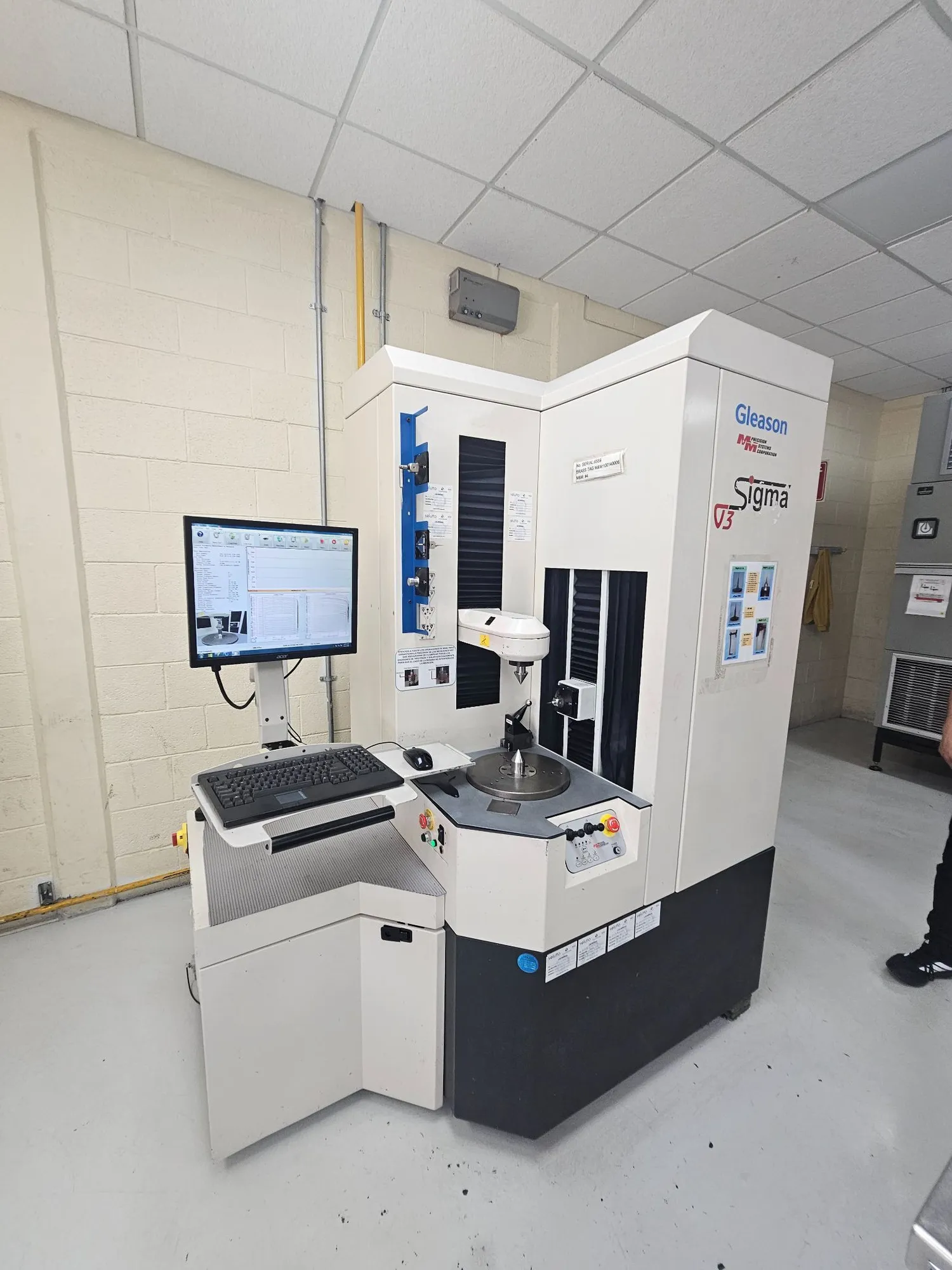 Used GLEASON SIGMA V3 Gear Testers Michigan US | Gibbs Machinery Company, Inc. #1540689