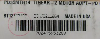 NEW DODGE PD35MTR14 MOTOR ADAPTOR KIT