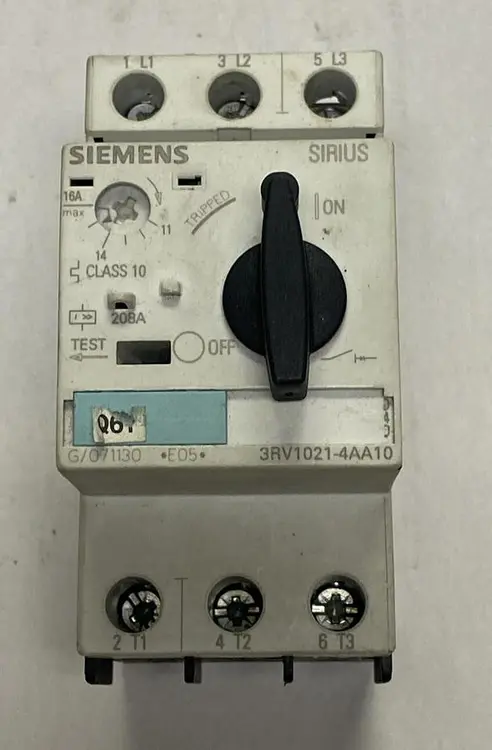 Used SIEMENS 3RV1021-4AA10 Miscellaneous Equipment (Electrical & Power) Ohio US | Surplus Asset Holdings #1209920