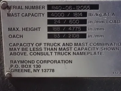 USED RAYMOND R40C40TT