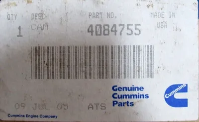 NEW CUMMINS 4084755 CAM SHAFT