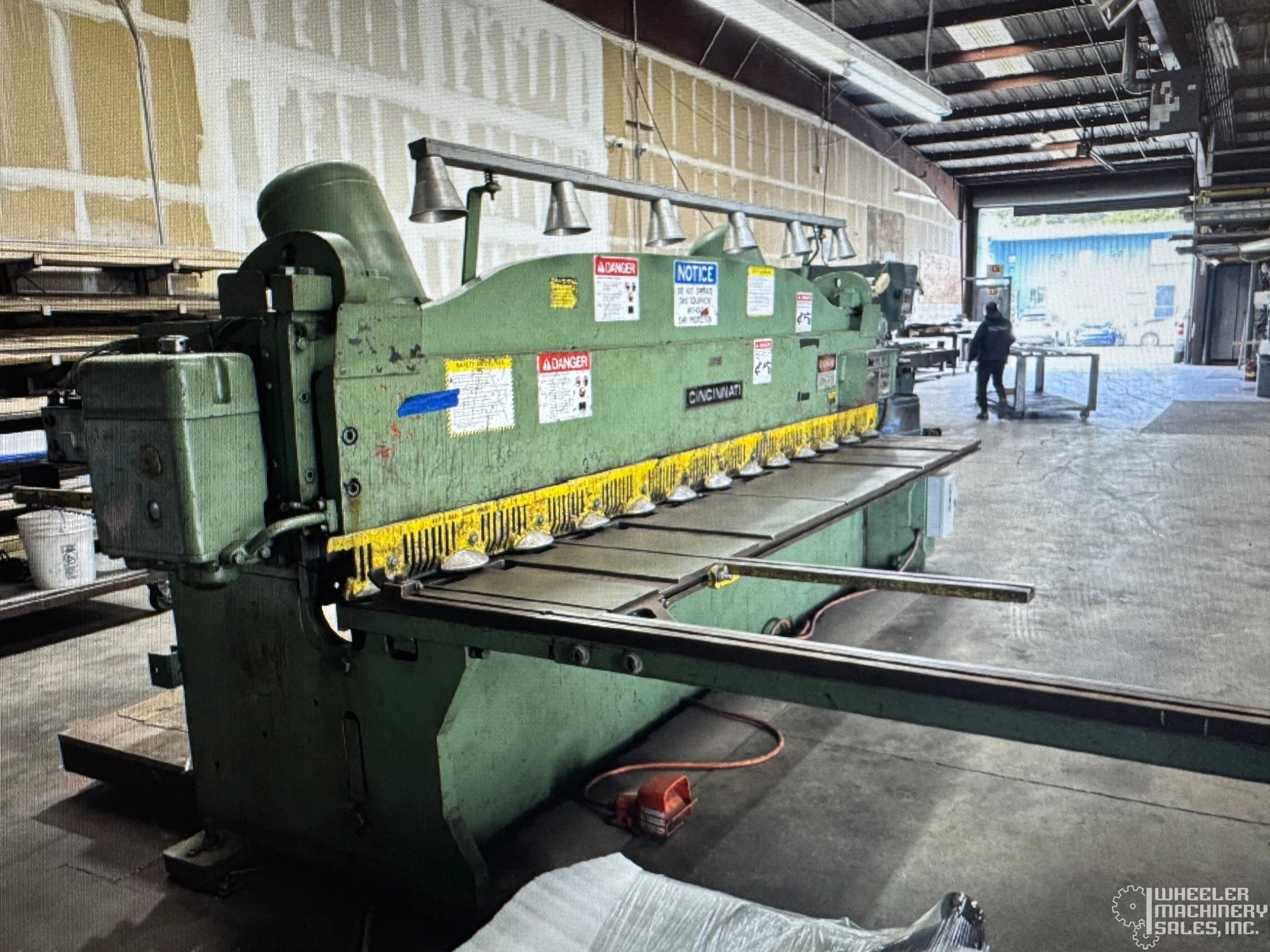 Cincinnati 1412 Mechanical Power Squaring Shear 3/16" x 12' #8176 #2