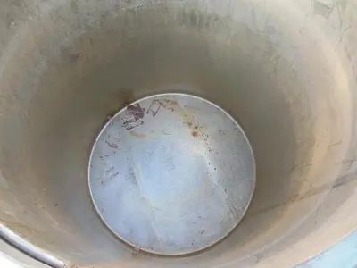 Tank, 310 Gallon, 304 Stainless Steel, 43" x 49", Open Top/Flat Bottom #C743234