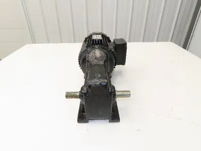 Alfred Imhof S31-DT80N4 Gearmotor 16.5:1 Ratio 84rpm 1Hp 230/400Y 3ph Dual Shaft