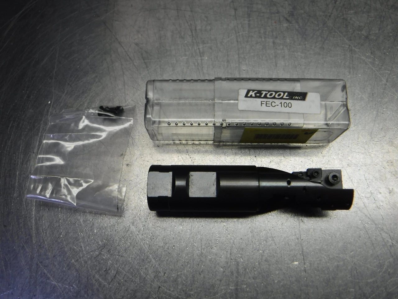 K-Tool 1" 2 Flute Indexable Milling Cutter 1" Shank FEC-100 (LOC1856A)