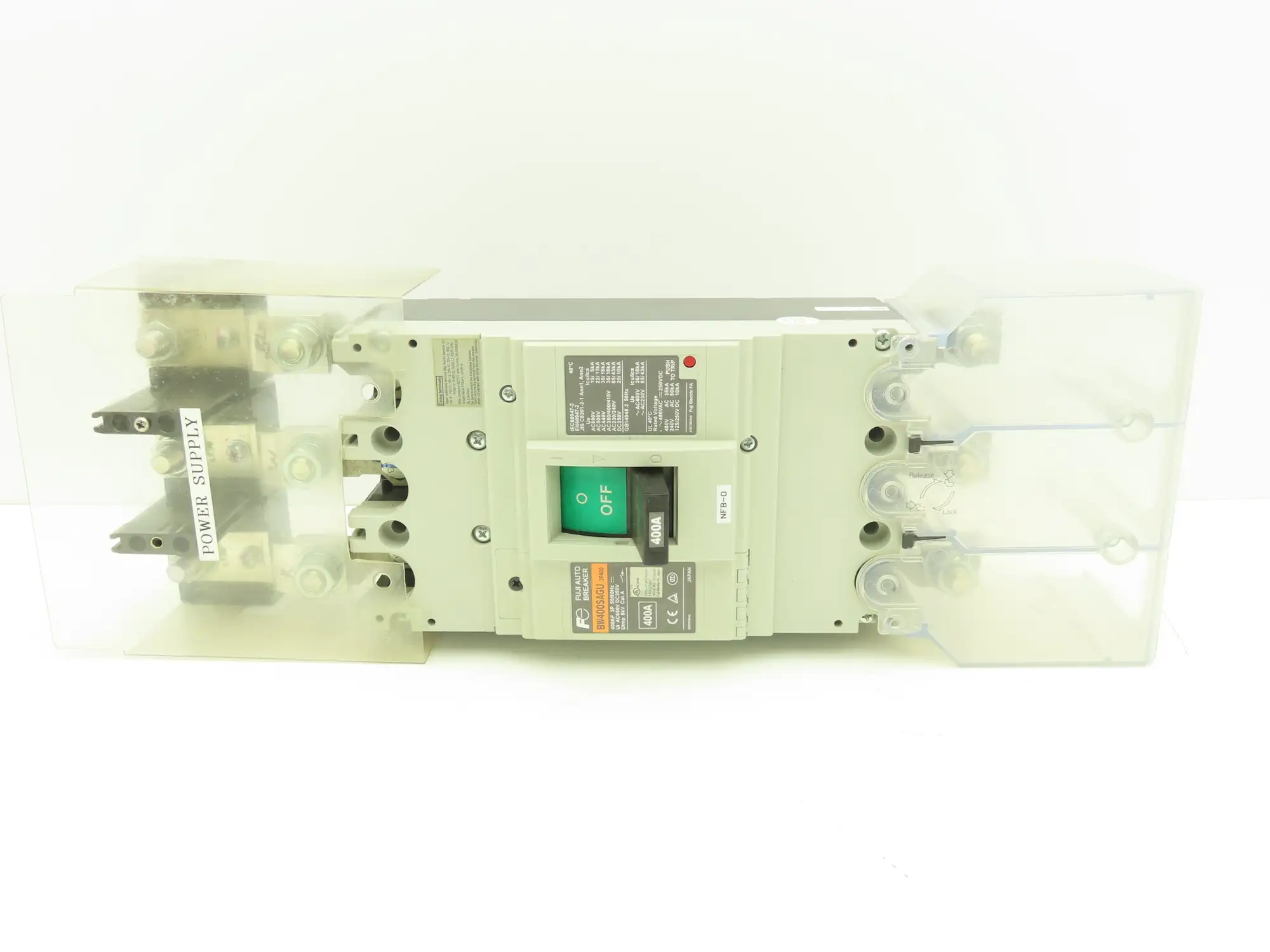 Fuji Electric BW400SAGU-3P400 Auto Circuit Breaker 3-Pole 400A 600VAC