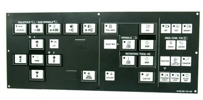 USED YASKAWA 9100-92-191-00 KEYPAD 24-01-00-00 OPSW-L7 AB12C-0397 91009219100