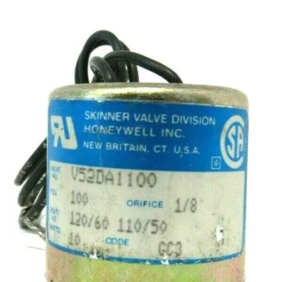 LOT OF 2 NEW SKINNER VALVE V52DA1100 SOLENOID VALVE