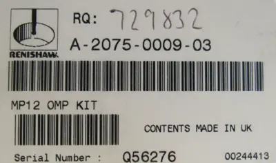 NEW SEALED RENISHAW A-2075-0009-03 SPINDLE PROBE MP12 OMP 50502-1 M/2045/0069