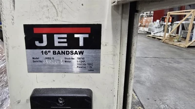 16" Jet Band Saw, Model JWBS-16, 1.5 HP, New in 2008