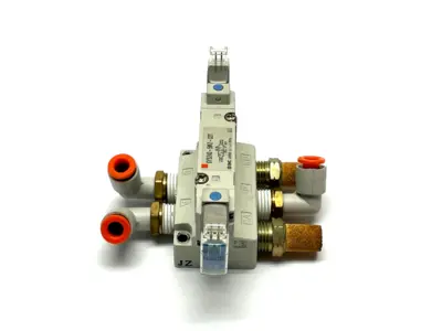SY5240-5MZ-02T | SMC  Solenoid Valve w/ Sub Plate - Used