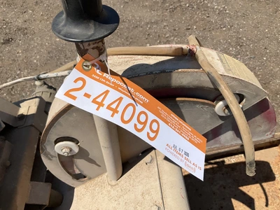EDCO gas powered block saw model GMS14A-55H, no blade, Honda gas engine with recoil start, takes a 1...