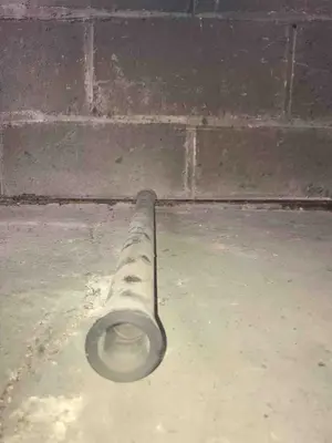 25mm Dia QVF Pipe Section; PS 1/600