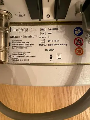 Used 2016 LUMENIS LIGHTSHEER INFINITY Lasers / Laser Systems Minnesota US | Midwest Medical #1467828