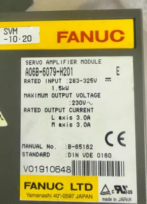 Fanuc A06B-6079-H201 Servo Drives | Great American Equipment Company (2)