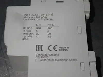 New | in-Stock SCHNEIDER ELECTRIC A9L15692 Surge Protectors Ohio US | HGR 24 #1187181