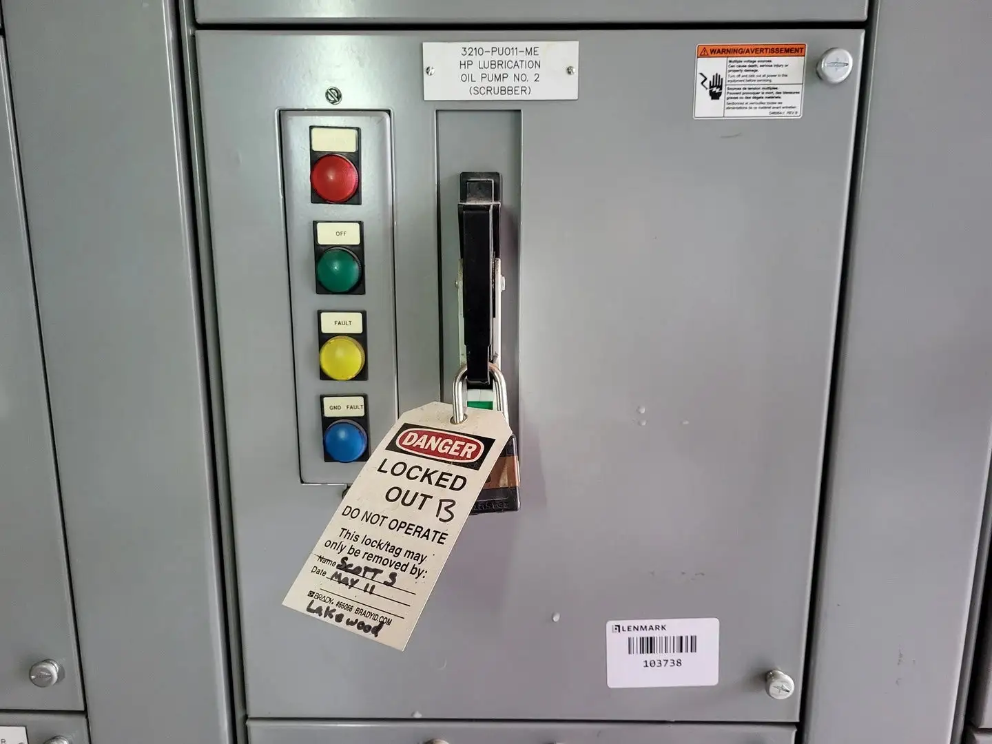 Full Voltage Non-Reversing MCC Bucket Size 2