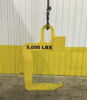 5,000 LBS X 24" ICHS COIL LIFT C HOOK. STOCK # 0537326