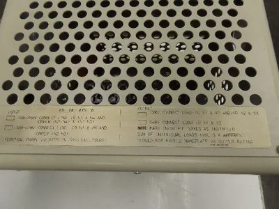 Sola 23-28-275-6 CVS Power Transformer 7500VA HV 240/480V LV 120/240V