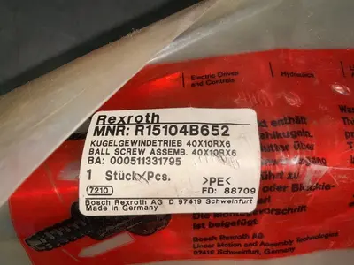 Used BOSCH REXROTH R15104B652 Ballscrews Ohio US | HGR 24 #1763080