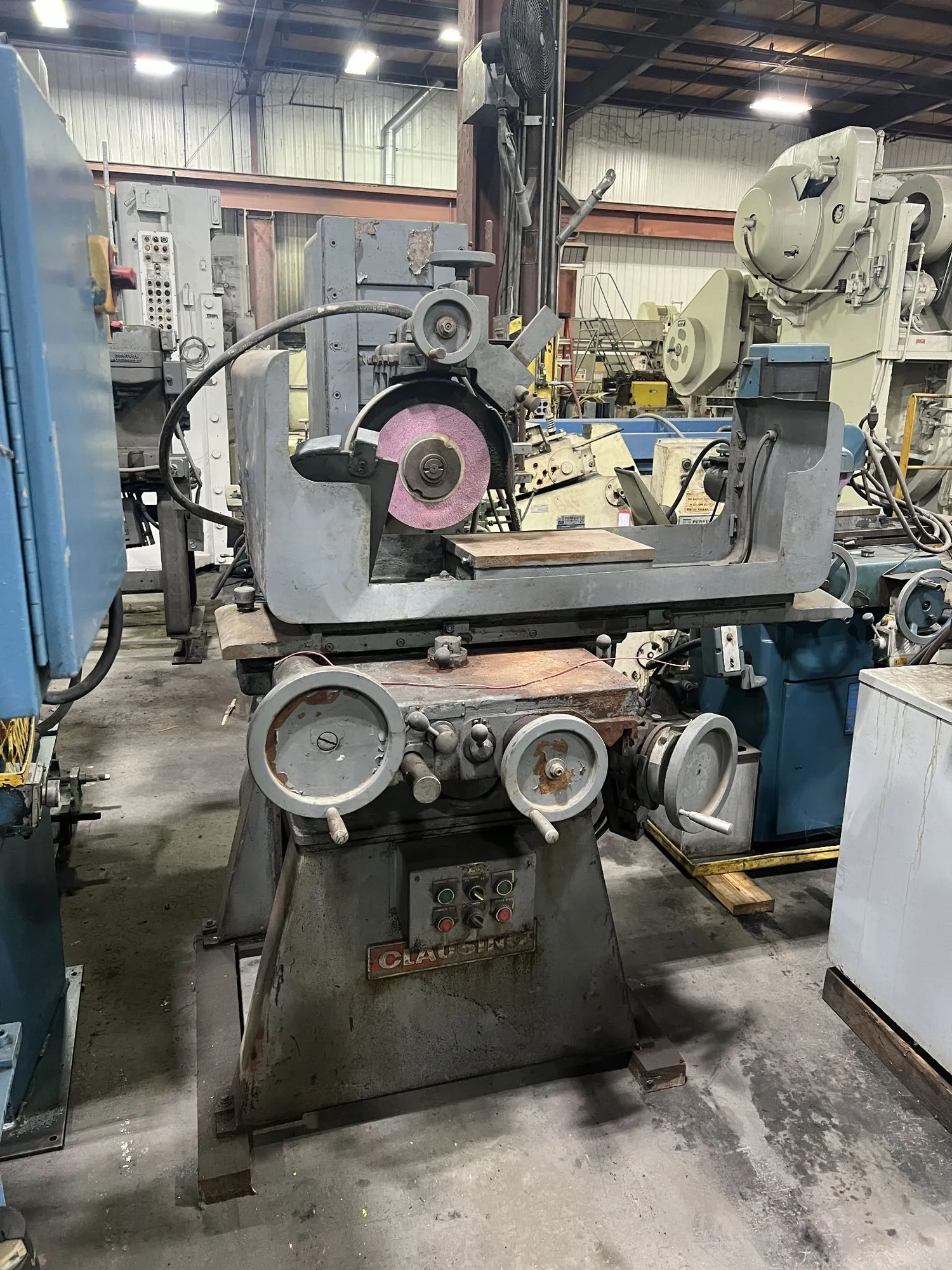 USED CLAUSING 10" X 15" HYD SURFACE GRINDER