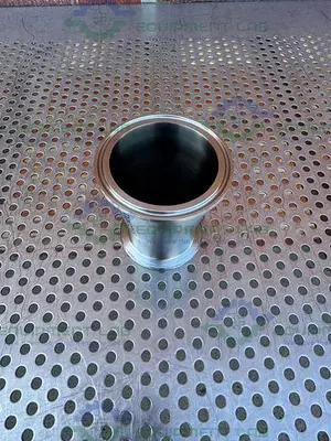Unbranded Stainless Steel Reducer 2" Sanitary to 2 1/2" Sanitary Fittings