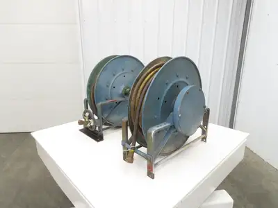 Hannay Reels 716-23-24 C Retractable Industrial Air Hose Reel 1/2" Lot Of 2