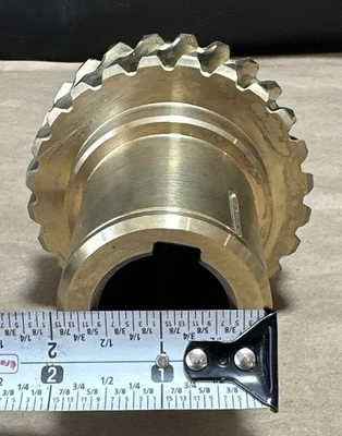 NEW NO BRANDING- Worm Gear Shaft For Pump/Worm Gearbox Brass || WARRANTY 🇺🇸
