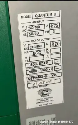 USED LEISTRITZ CORPORATION ZSE 100