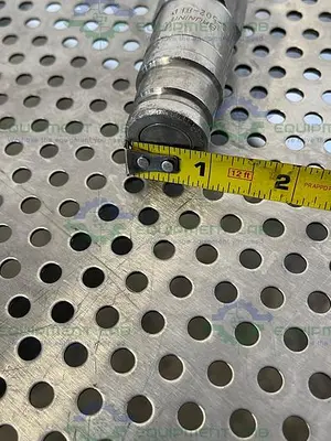 USED 74" FLEXIBLE HOSE W/ PARKER F9-502-8FP HYDRAULIC QUICK CONNECT HOSE COUPLING