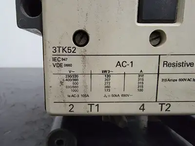 USED SIEMENS 3TK52