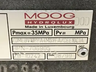USED MOOG ZDMEBV10PPA4MS7FA/CEE10C1A