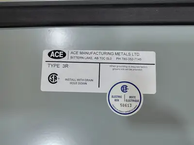 USED ACE MANUFACTURING TYPE 3R