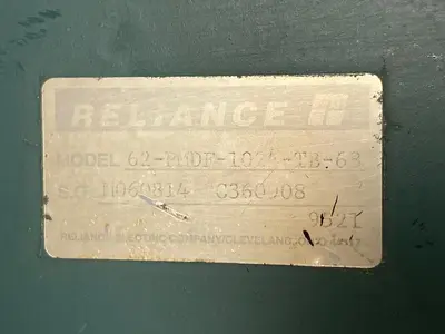 Used RELIANCE 62-PMDF-1024-TB-68 Misc Electrical & Power Parts | Surplus Asset Holdings #1218478