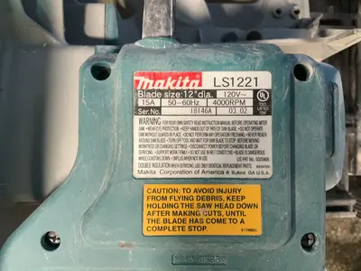 Used 2002 MAKITA LS1221 Miter Saws Ohio US | HGR 24 #1263324