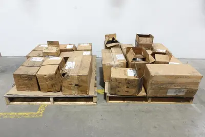 2 PALLETS OF JCM UNIVERSAL CLAMP COUPLINGS, ASSORTED SIZES